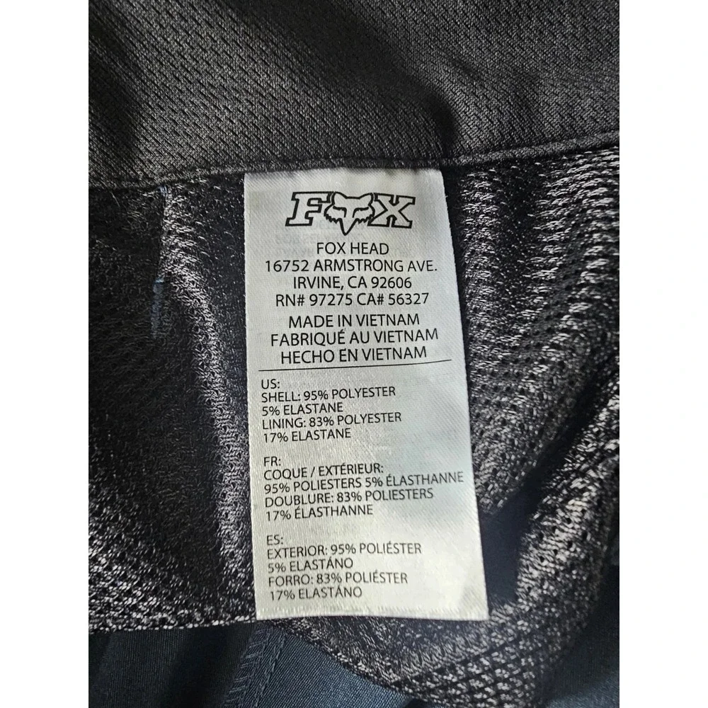 Fox Ranger Racing Shorts Mens 40 Blue/Gray Cycling Motocross Cargo Pockets Belt
